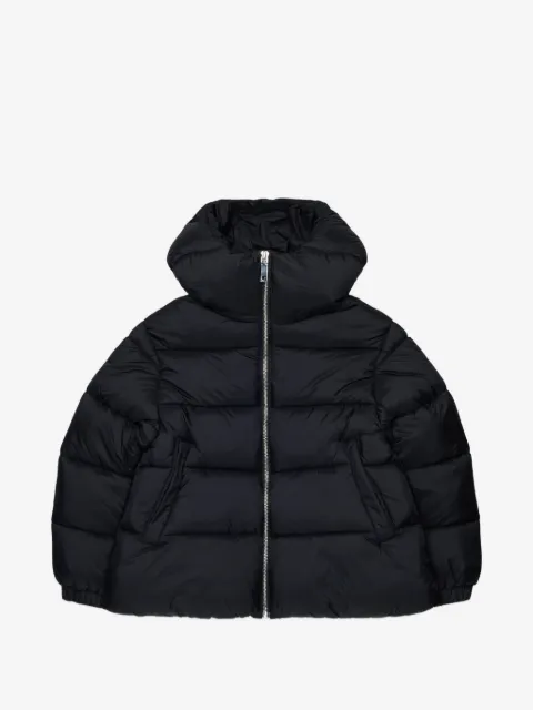 MAX&Co. Kids logo-print hooded jacket
