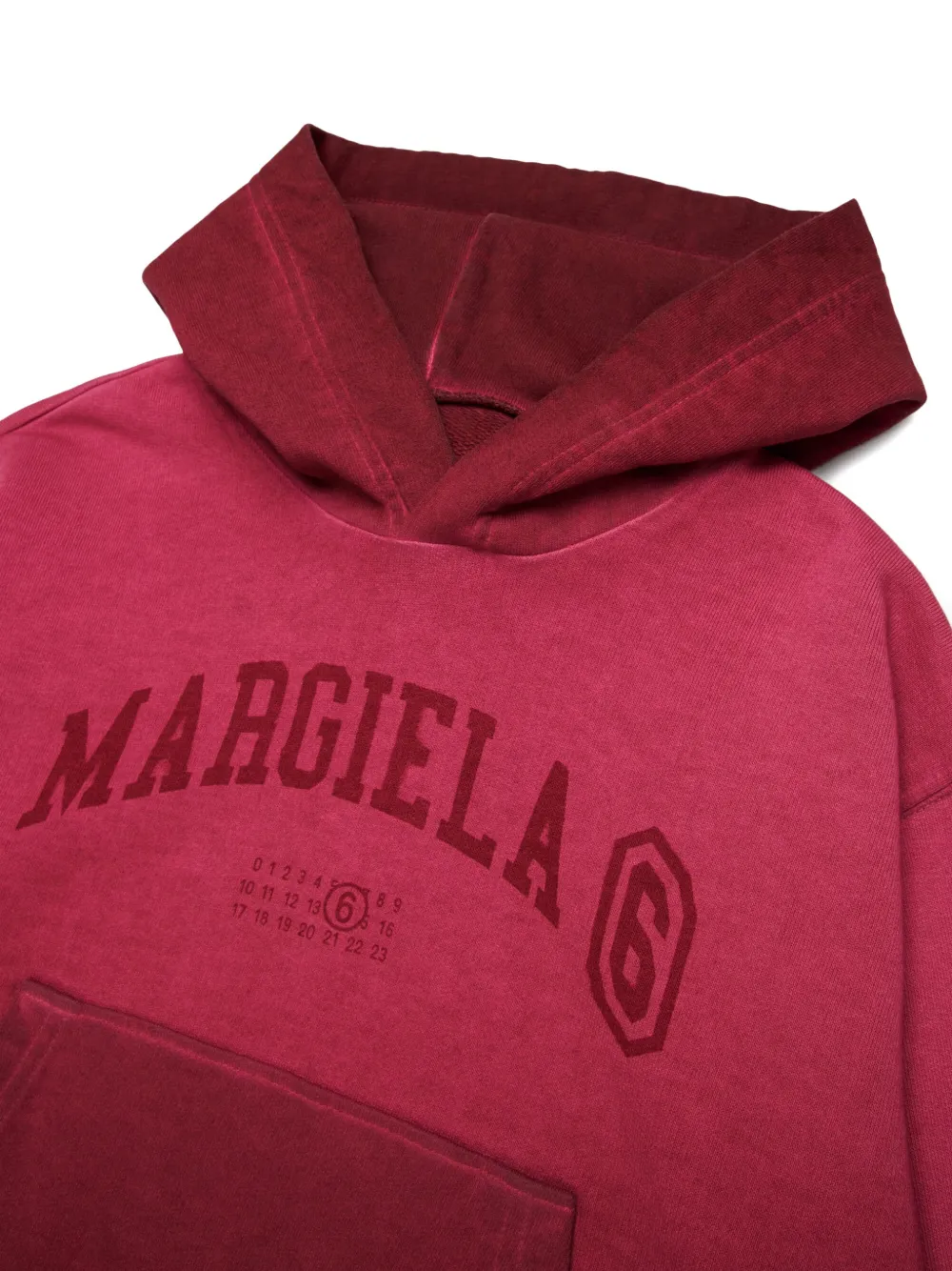 MM6 Maison Margiela Kids Hoodie met logoprint Roze