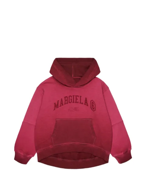 MM6 Maison Margiela Kids hoodie con logo estampado