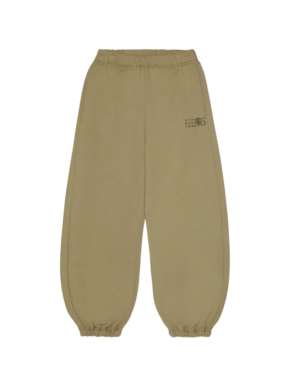 MM6 Maison Margiela Kids logo-print track pants - Verde