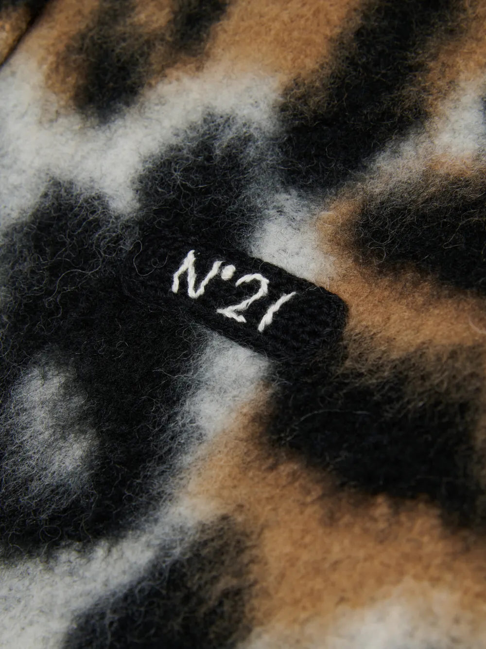 N°21 Leopard-print Sweater In Multi