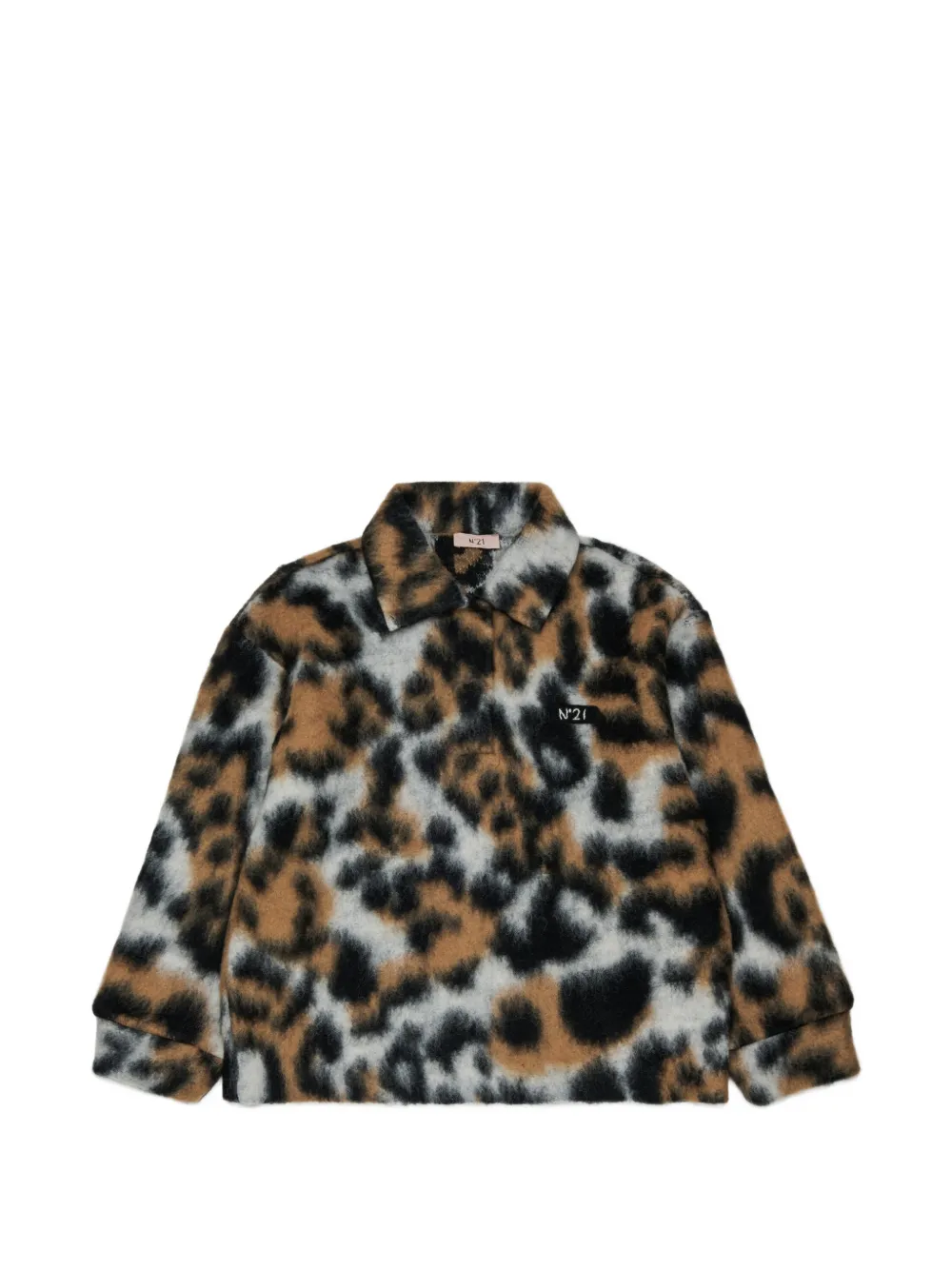 Nº21 Kids Maglione leopardato - Toni neutri