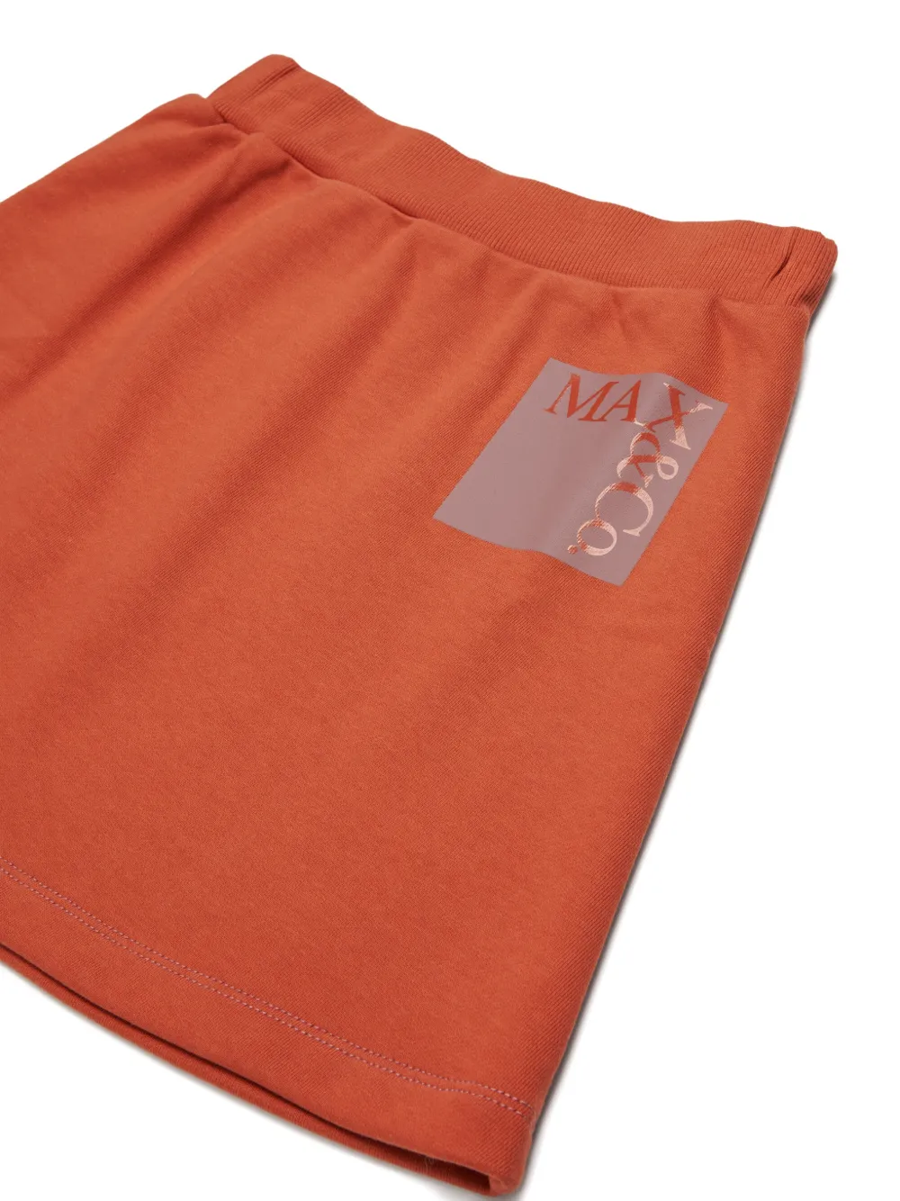 MAX&Co. Kids A-lijn rok met logoprint Oranje