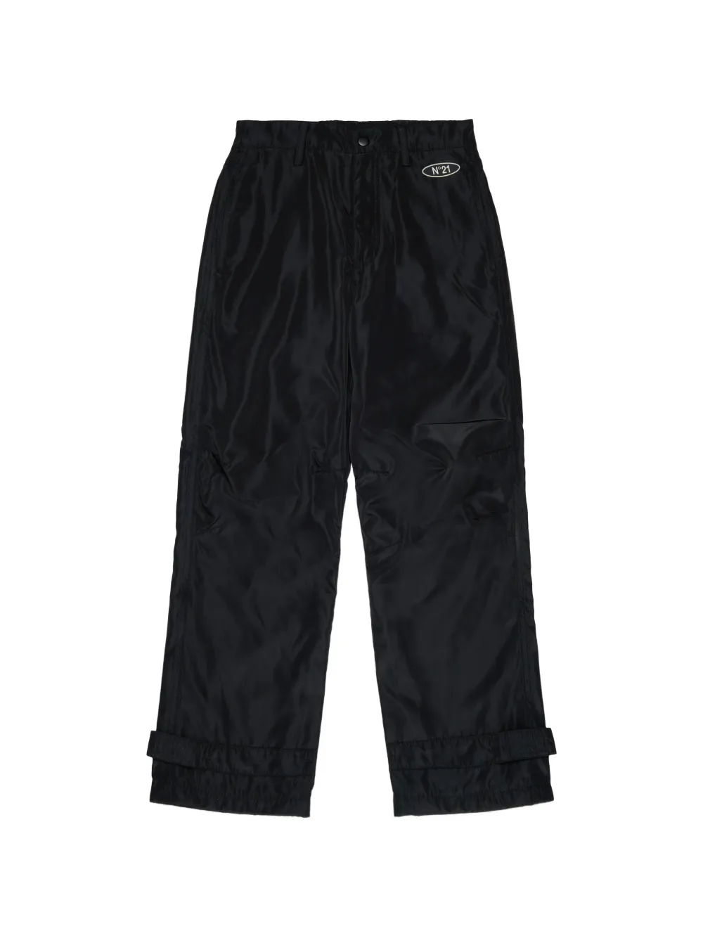 Nº21 Kids Pantaloni con applicazione - Nero