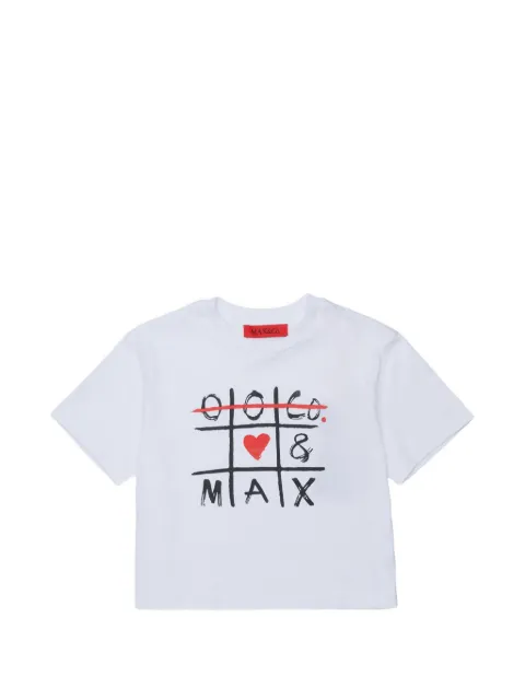 MAX&Co. Kids Camiseta de algodão com estampa de logo