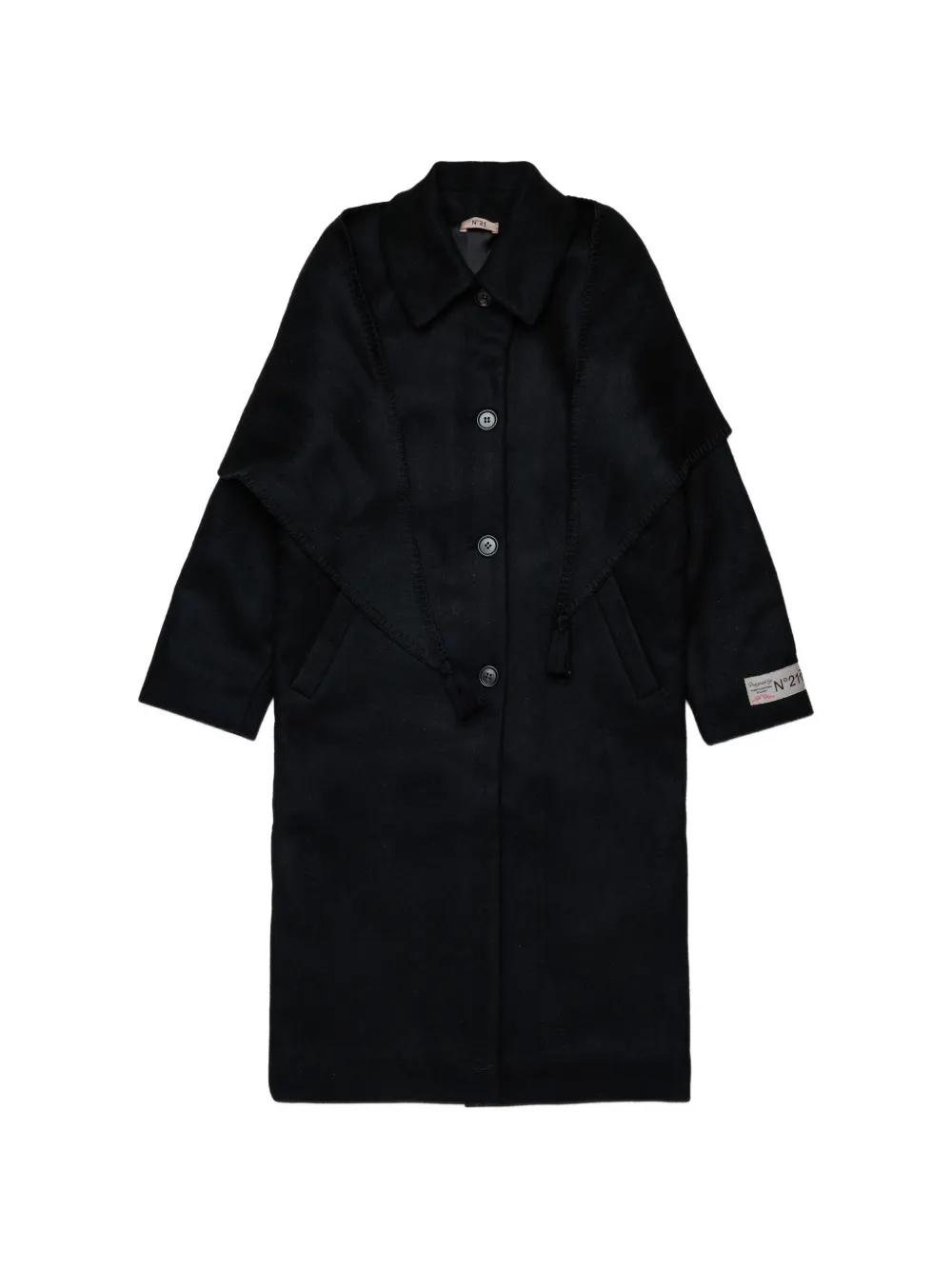 Nº21 Kids Cappotto monopetto - Nero