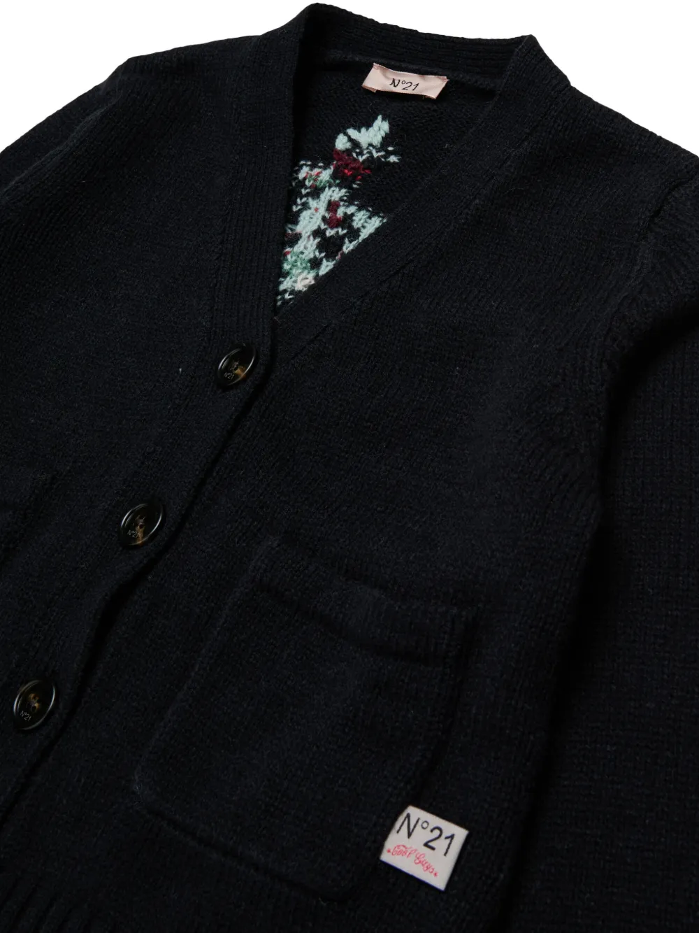 Nº21 Kids Vest met opgestikte zak Zwart