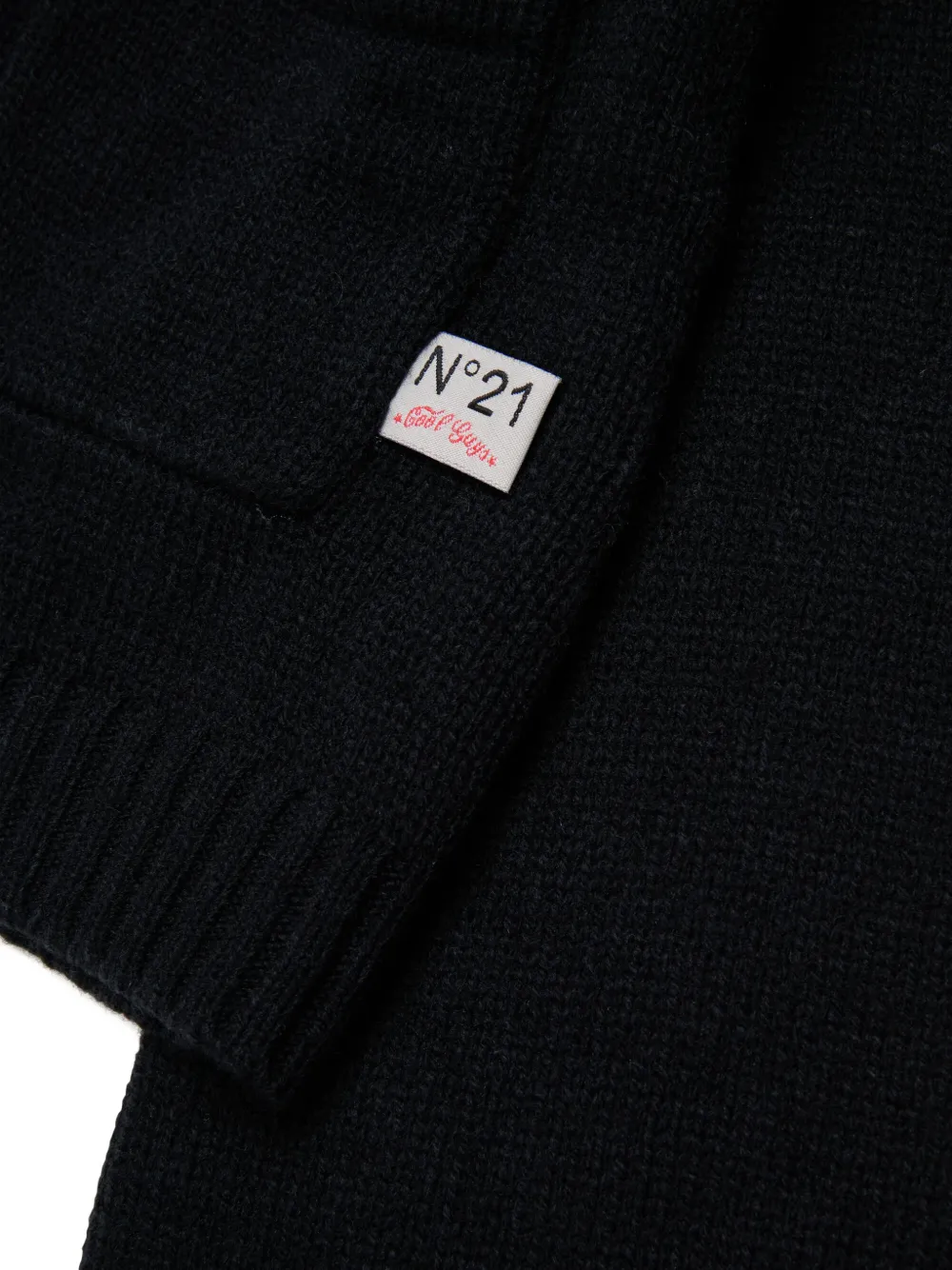 Nº21 Kids Vest met opgestikte zak Zwart