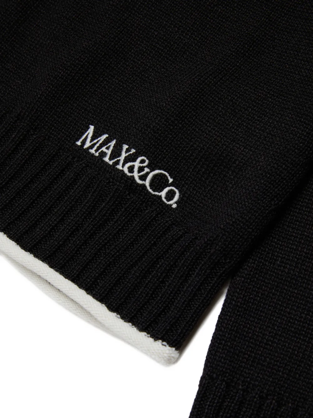 MAX&Co. Kids Coltrui met contrasterend stiksel Zwart