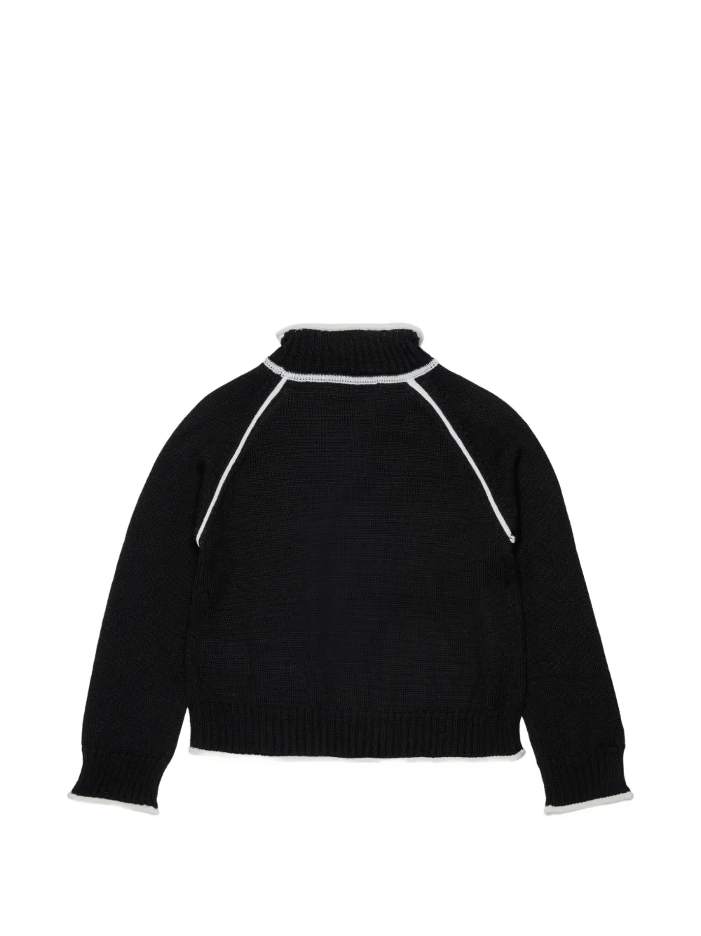 MAX&Co. Kids Coltrui met contrasterend stiksel Zwart