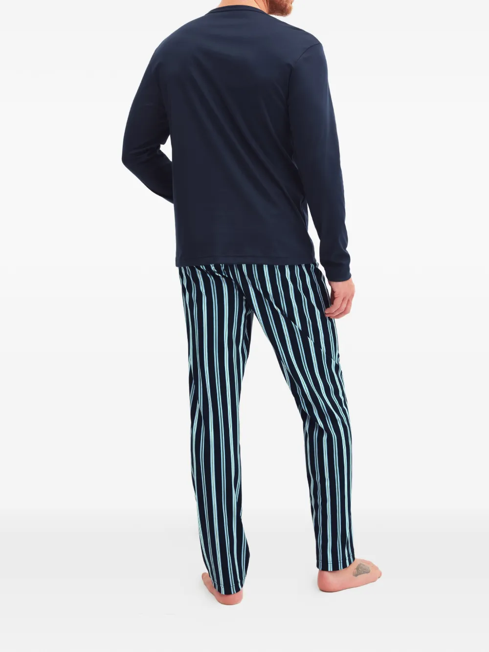  Calida Pigiama A Righe - Blu 