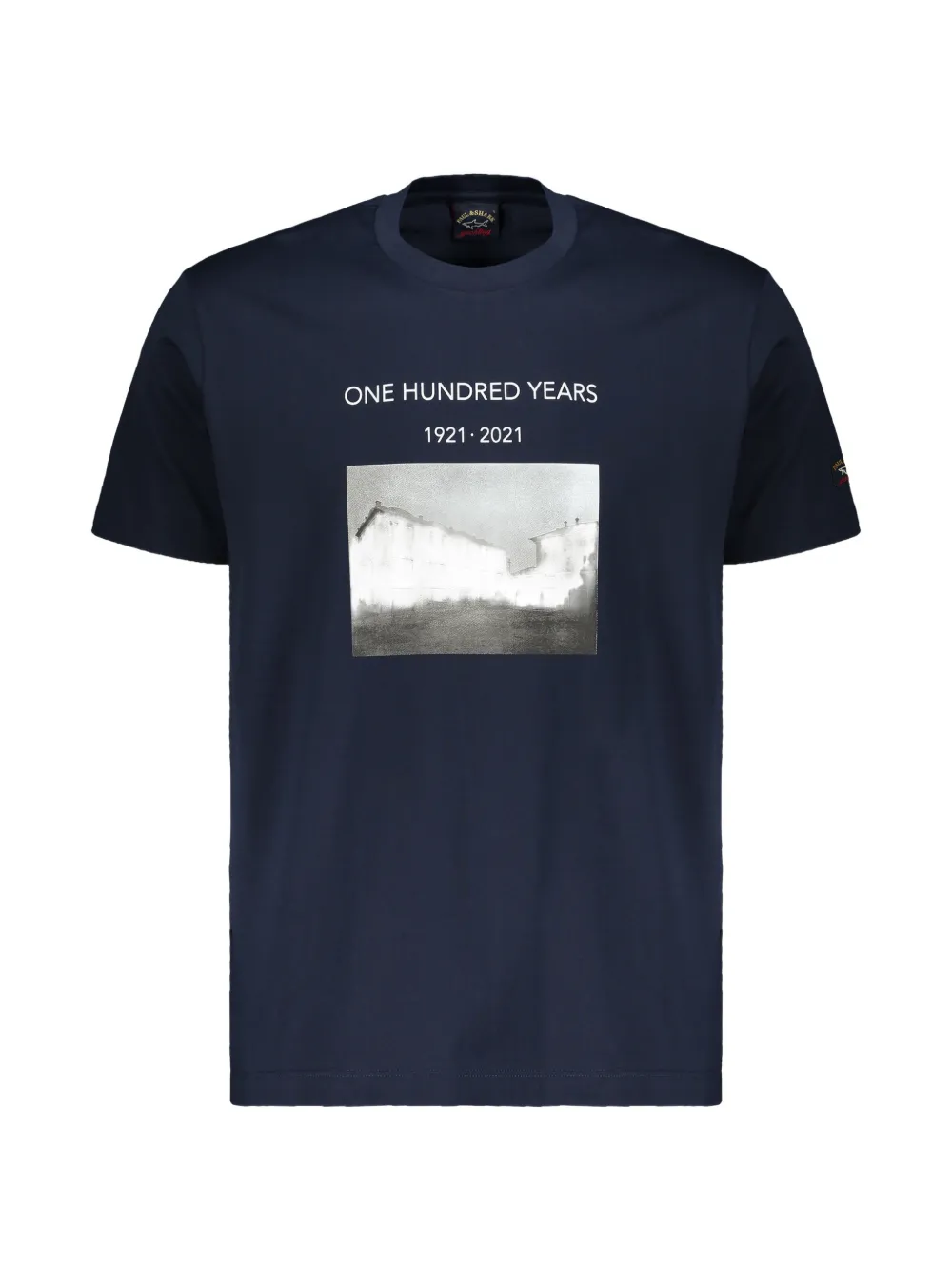 Paul & Shark graphic-print cotton T-shirt - Blau