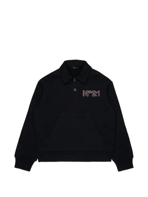 Nº21 Kids 贴标卫衣