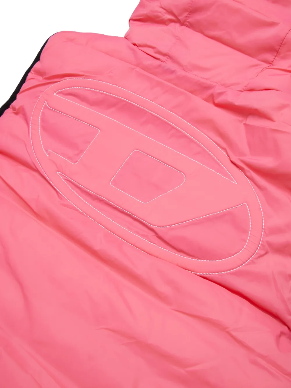 Diesel Kids Bodywarmer met geborduurd logo Roze