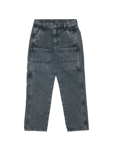 Diesel Kids patch-pocket jeans