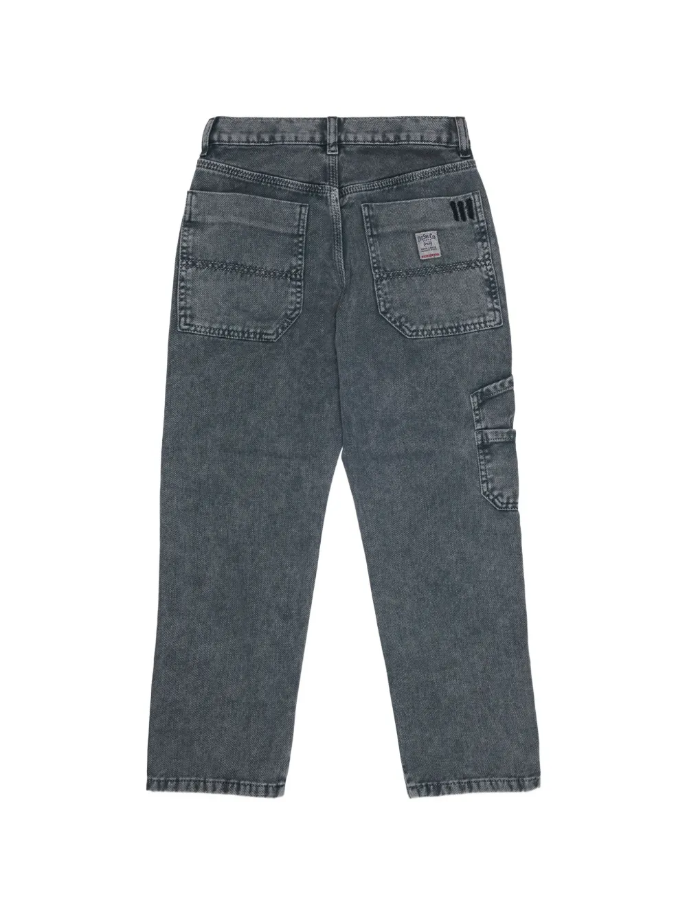 Diesel Kids Jeans met opgestikte zak Grijs