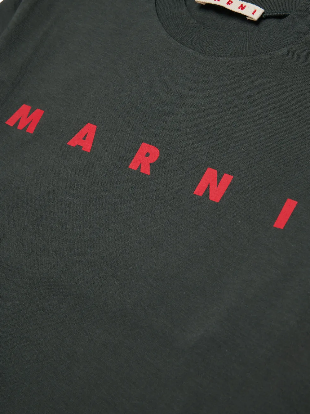 Marni Kids T-shirt met lange mouwen Groen