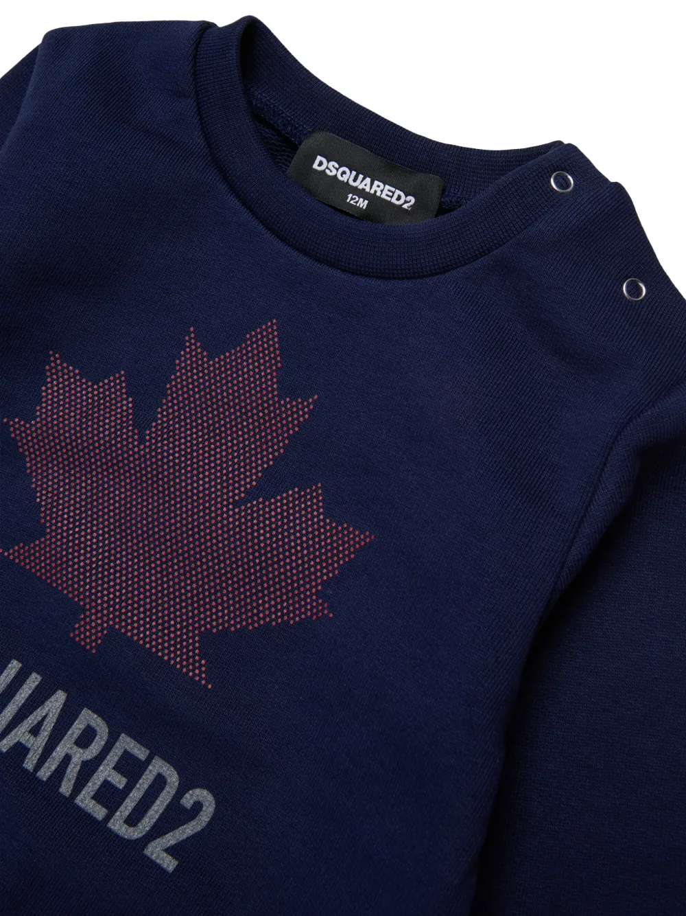DSQUARED2 KIDS T-shirt met lange mouwen en logo-print Blauw
