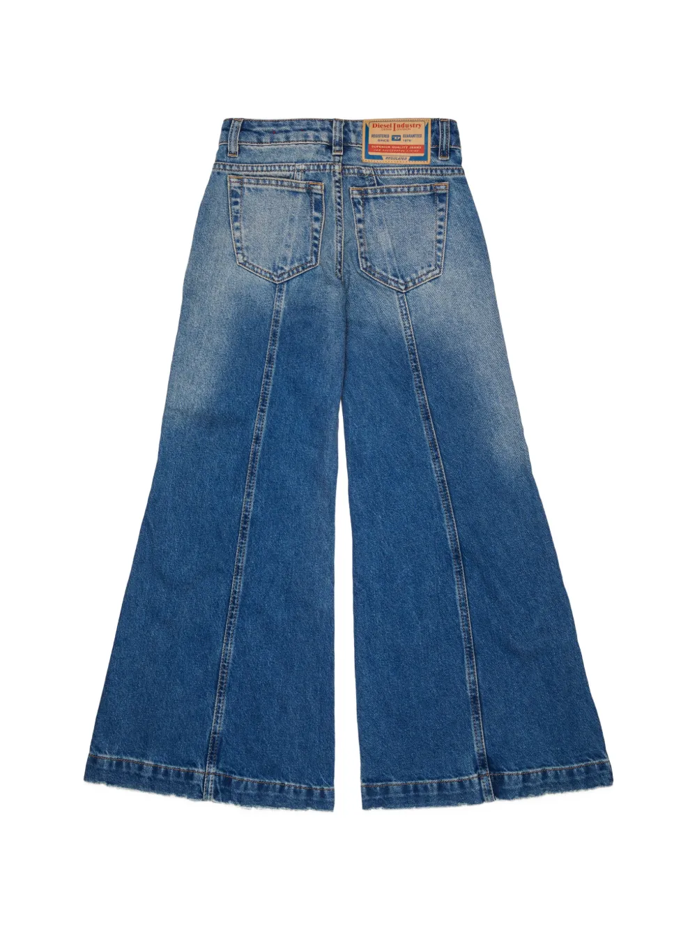Diesel Kids D-Pam flared jeans Blauw