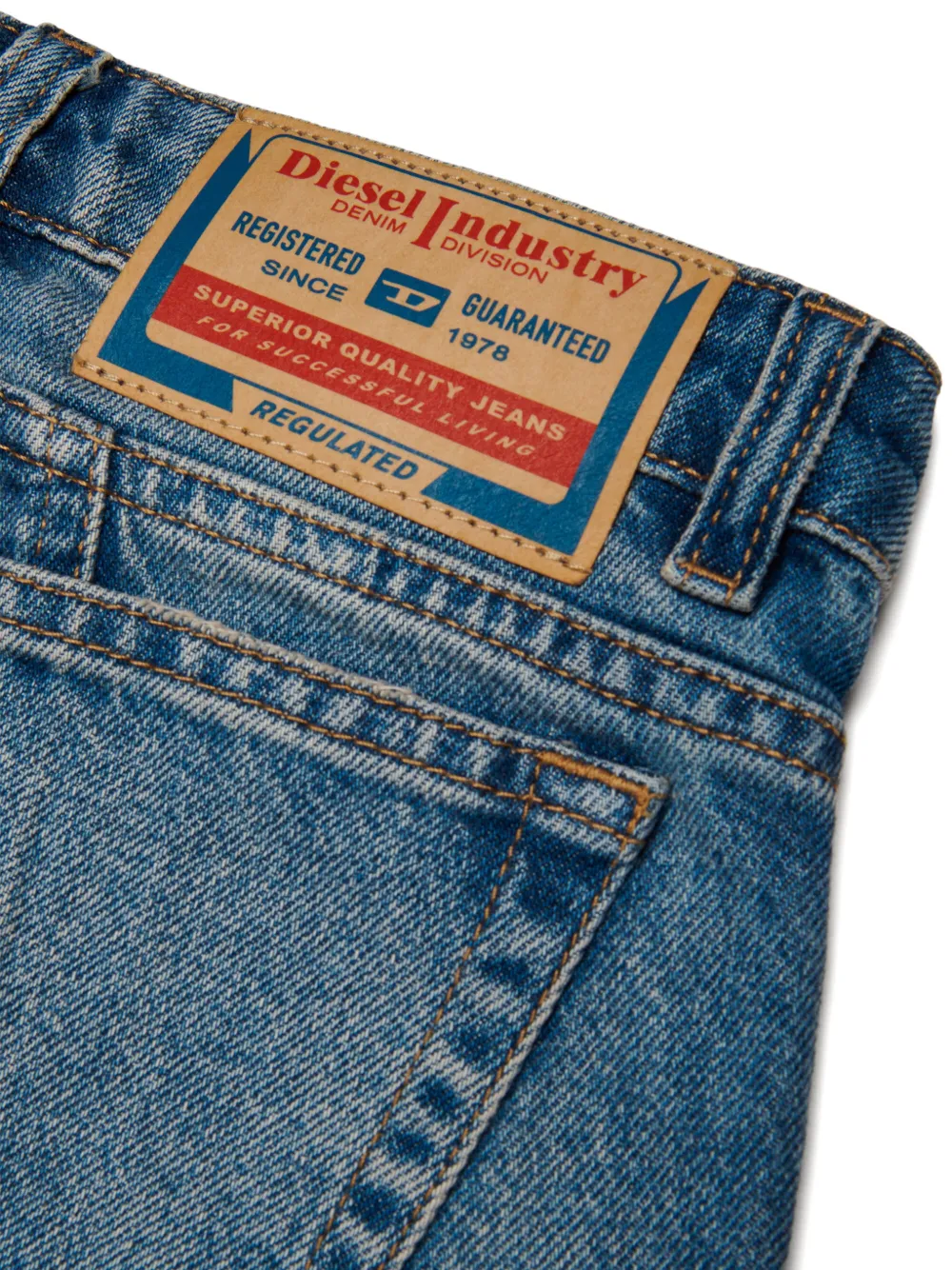 Diesel Kids D-Pam flared jeans Blauw