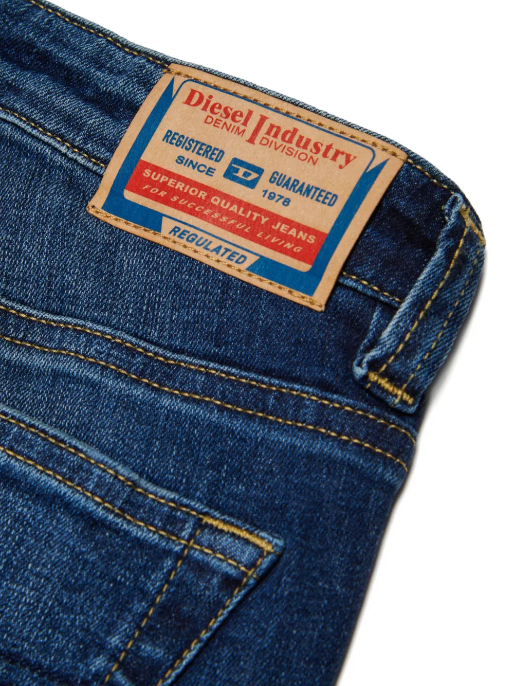 Diesel Kids Flared jeans Blauw