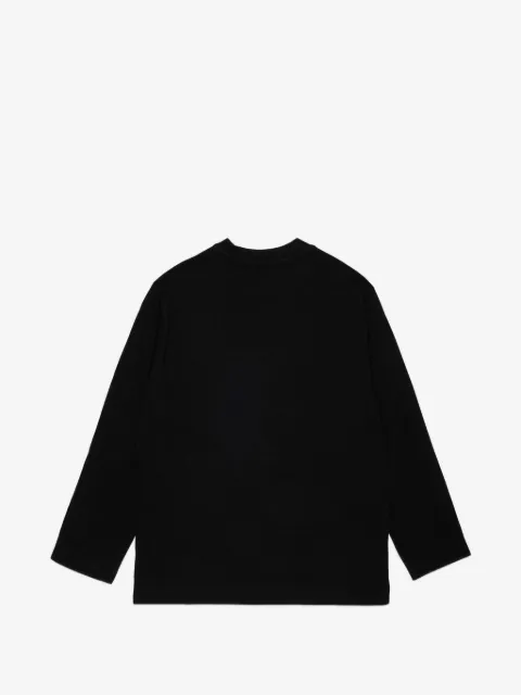Diesel Kids 로고 프린트 롱슬리브 티셔츠