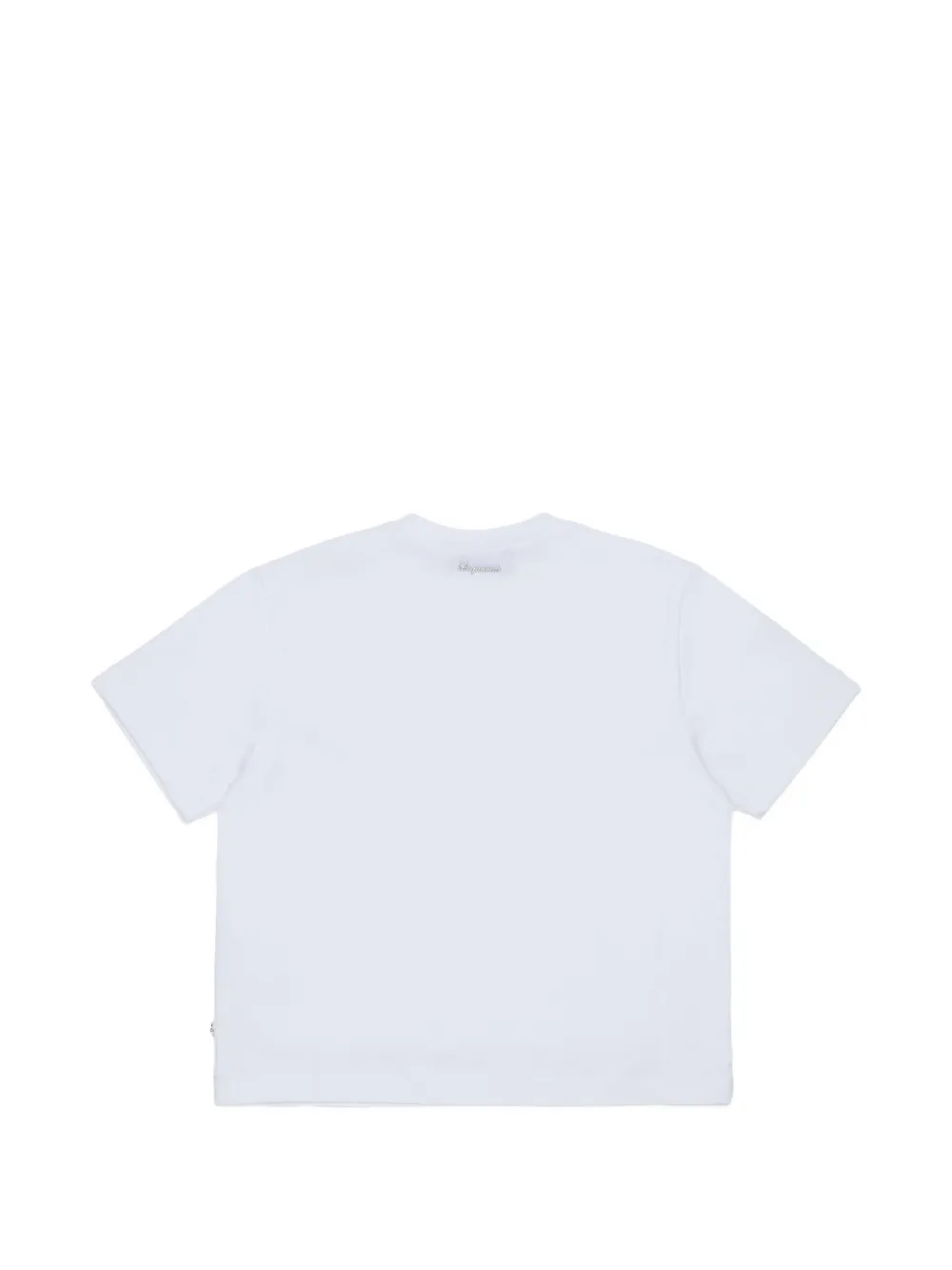 DSQUARED2 KIDS T-shirt verfraaid met kristallen Wit