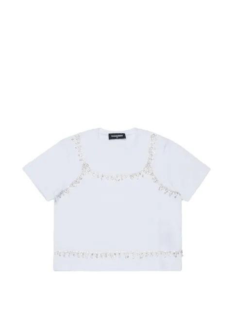 DSQUARED2 KIDS crystal-embellished T-shirt