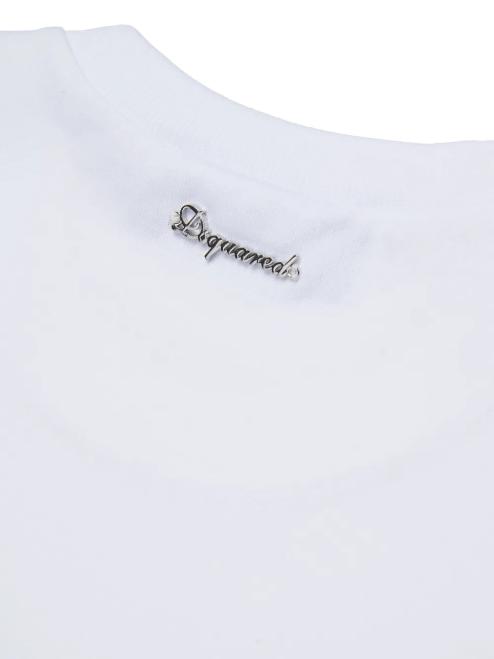 DSQUARED2 KIDS T-shirt verfraaid met kristallen Wit