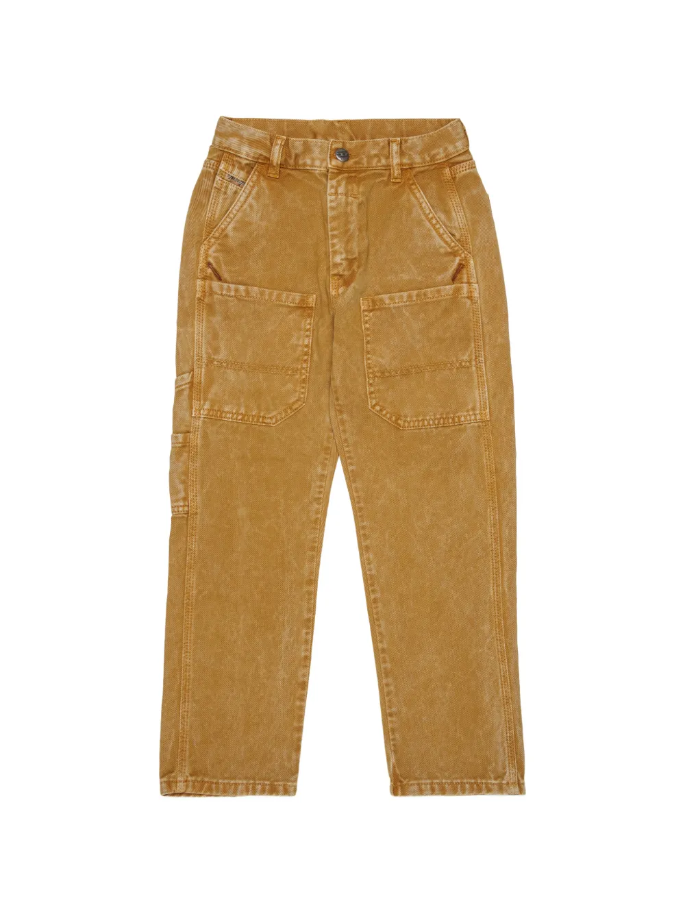 Diesel Kids Jeans D-Berr con effetto schiarito - Toni neutri