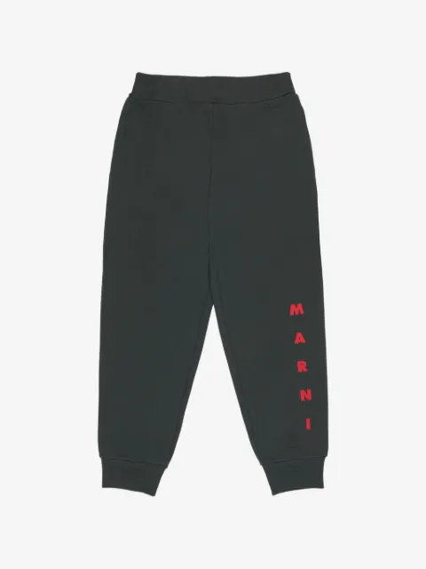 Marni Kids logo-print track pants
