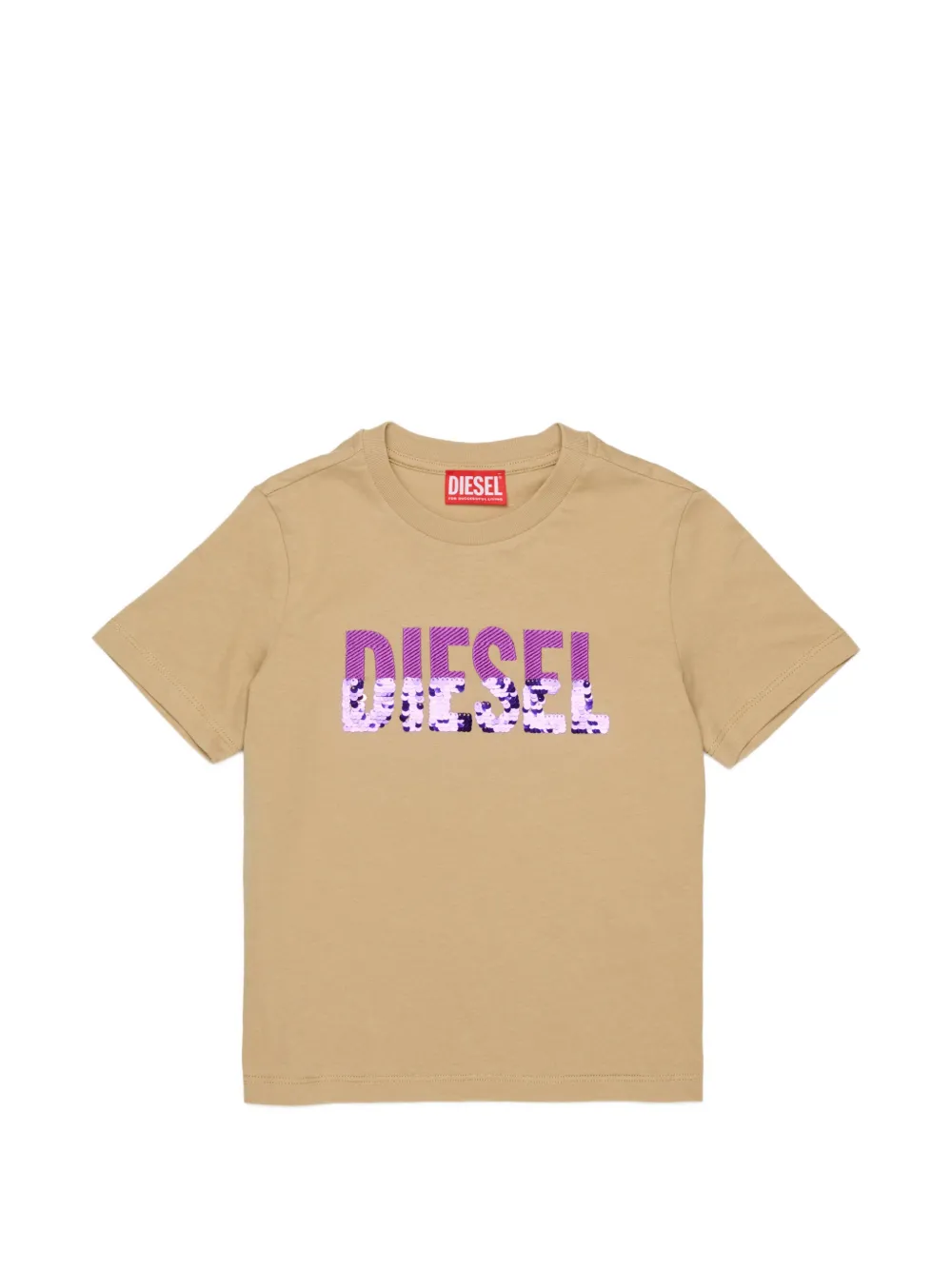 Diesel Kids T-shirt con stampa - Toni neutri