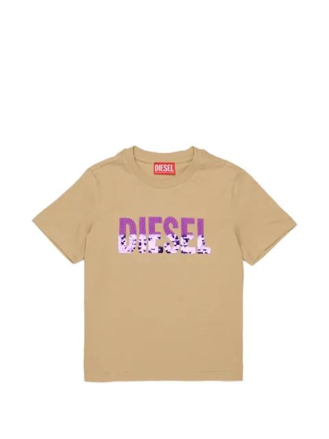 Diesel Kids logo print T-shirt