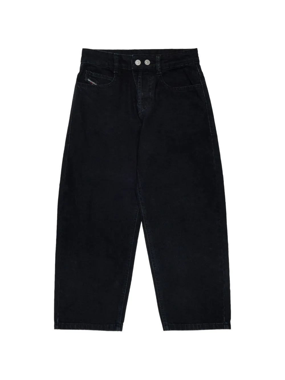 Diesel Kids Jeans a gamba ampia - Nero