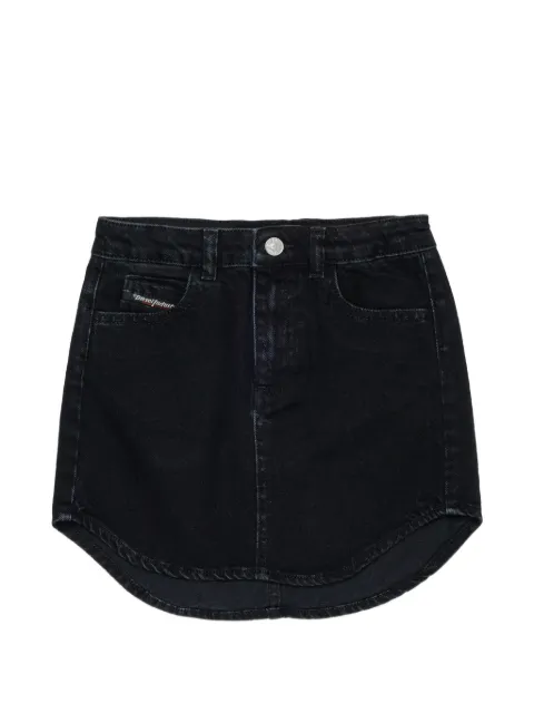 Diesel Kids falda corta con dobladillo redondeado
