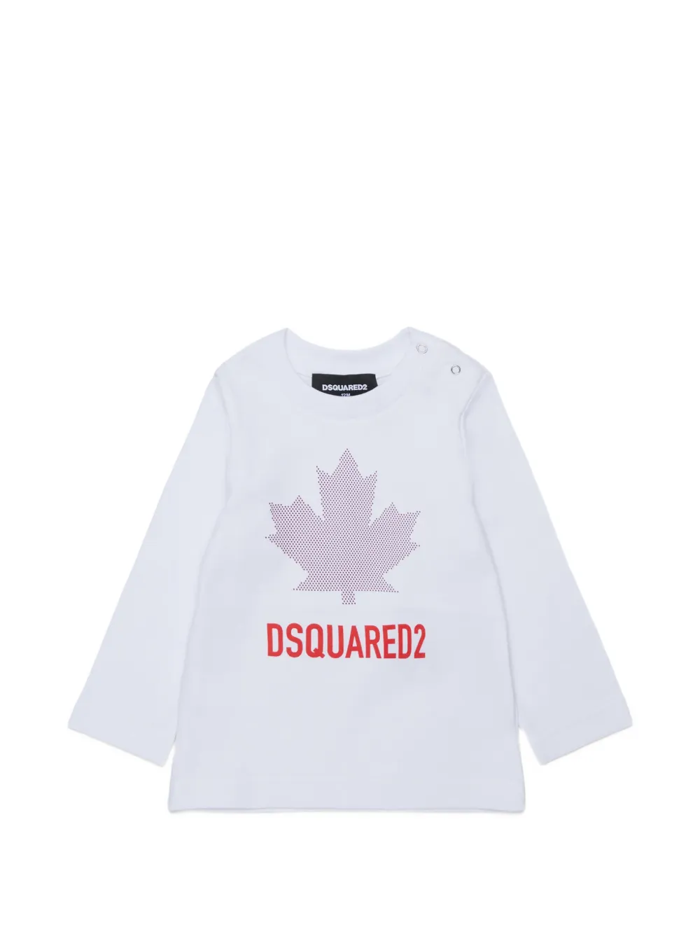 DSQUARED2 KIDS Top mit Logo - Weiß