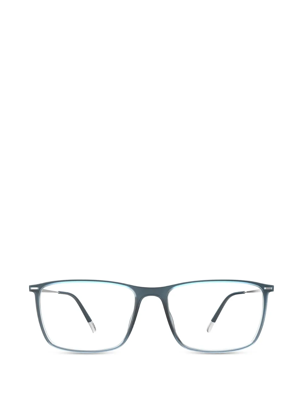 Silhouette Illusion Lite rectangle-frame glasses - Blu