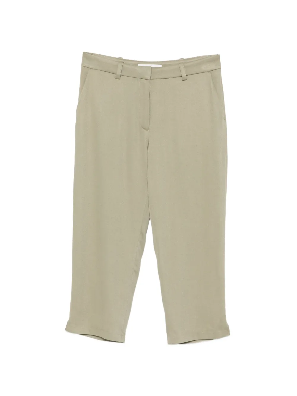The Frankie Shop Lior belt-loops trousers - Verde