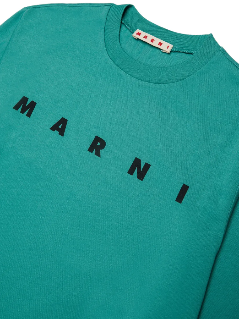 Marni Kids T-shirt met lange mouwen Groen