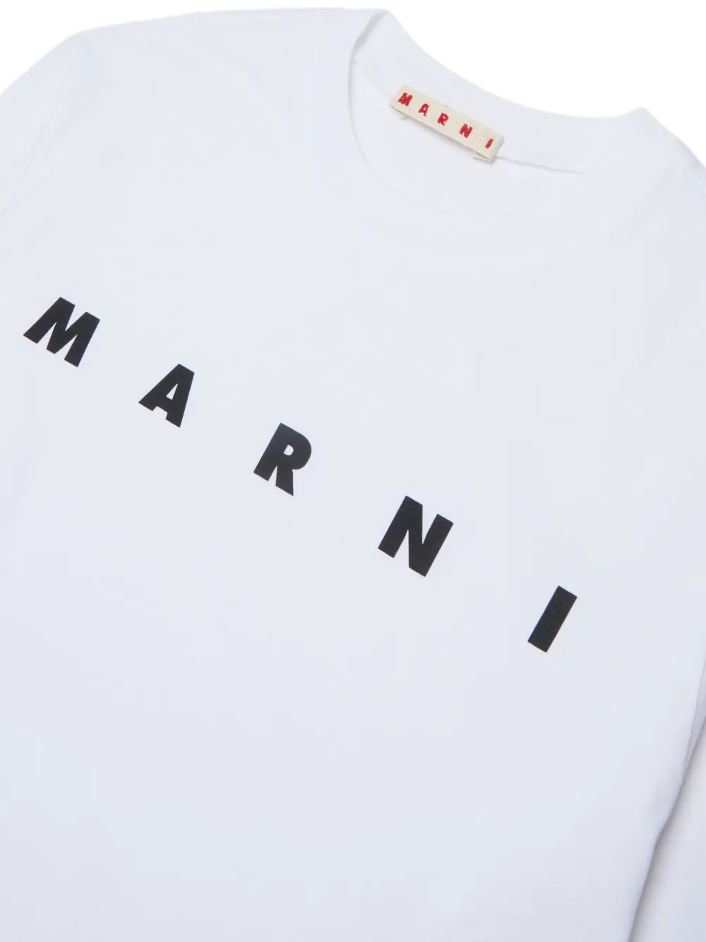 Marni Kids T-shirt met lange mouwen Wit