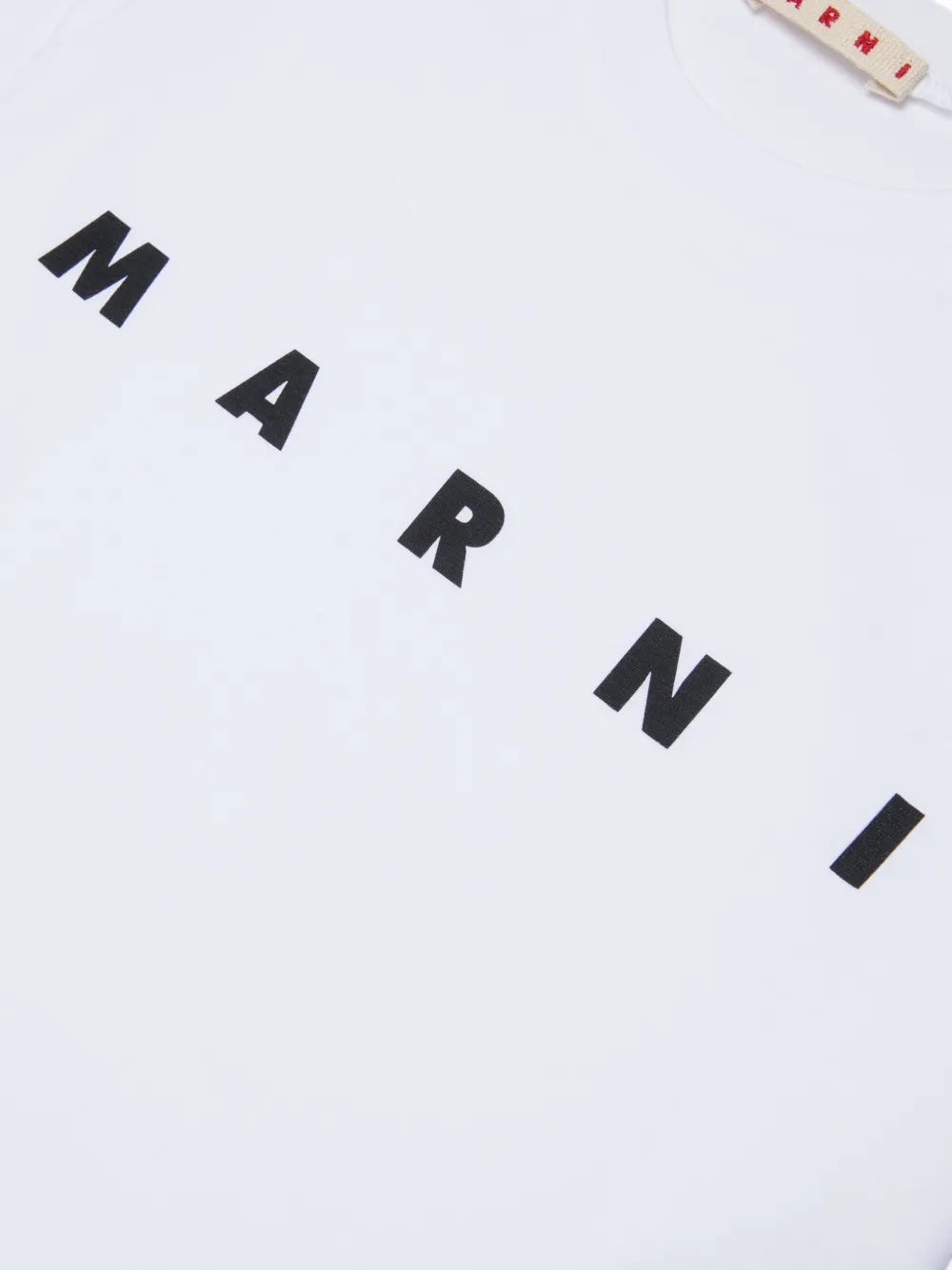 Marni Kids T-shirt met lange mouwen Wit