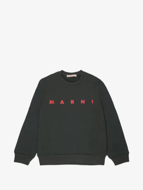 Marni Kids suéter con logo estampado