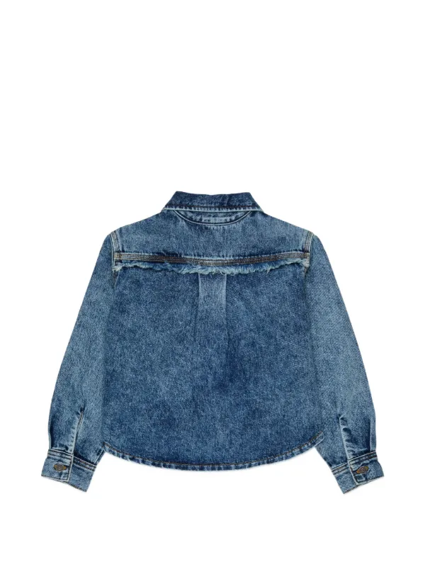 Diesel Kids フレイド デニムジャケット | ブルー | FARFETCH JP
