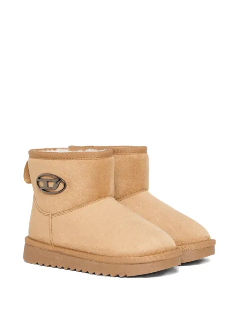 Diesel Kids bottines à plaque logo