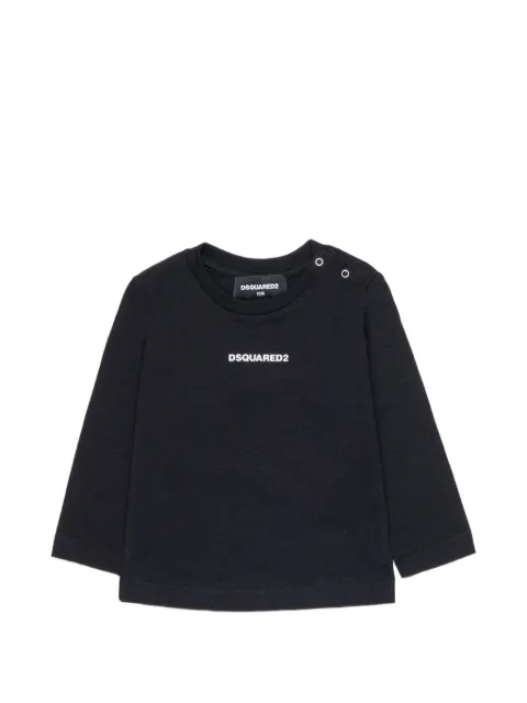 DSQUARED2 KIDS logo-print long-sleeve T-shirt