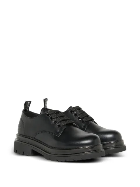Diesel Kids logo-plaque chunky-sole derby shoes