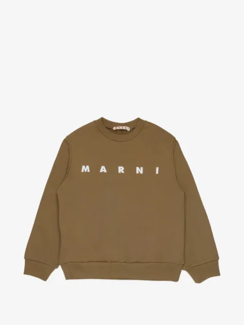 Marni Kids logo-print sweatshirt