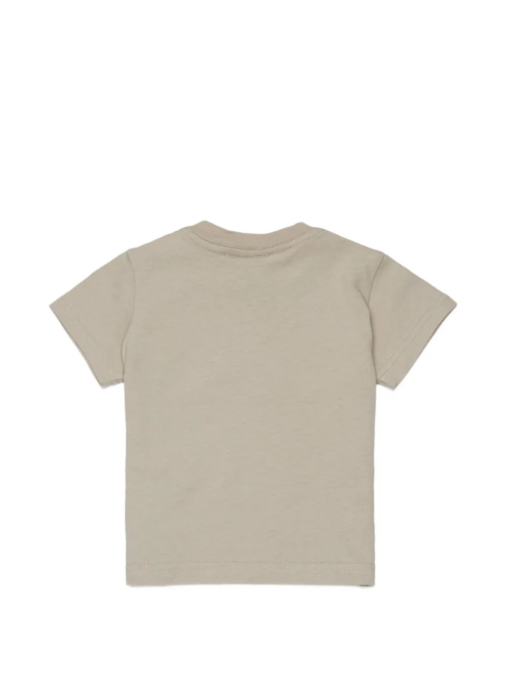 DSQUARED2 KIDS T-shirt met drukknopen en logoprint Beige