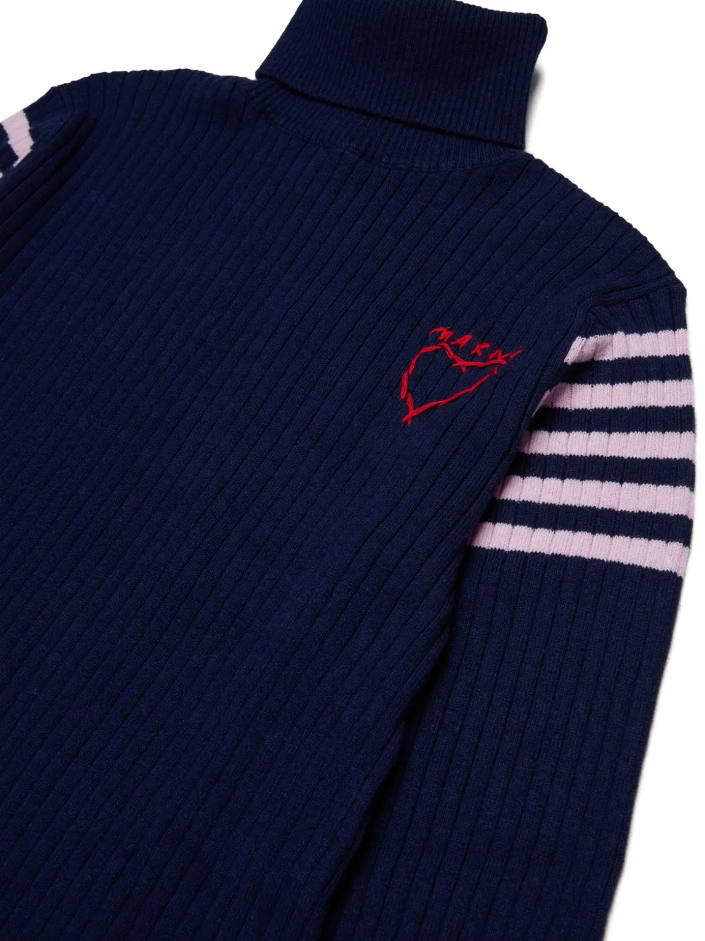 Marni Kids Jurk met hoge hals Blauw