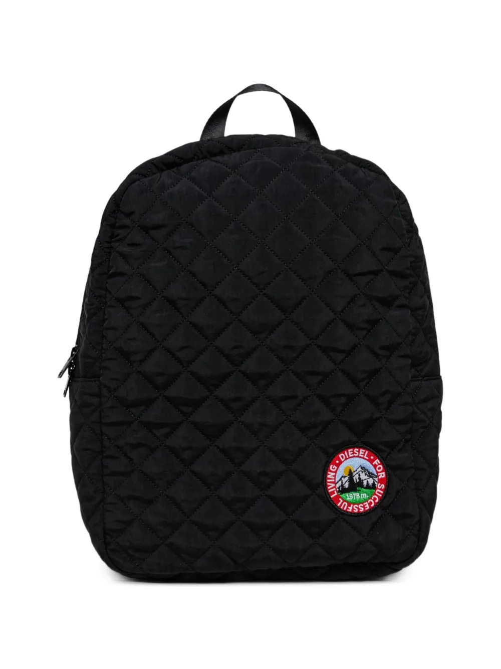Diesel Kids Gesteppter Rucksack - Schwarz